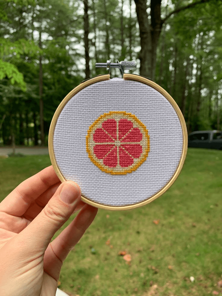Handmade cross stitch artwork